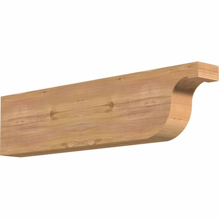 Ekena Millwork Del Monte Smooth Rafter Tail, Western Red Cedar, 3 1/2"W x 8"H x 32"L RFT04X08X32DEL00SWR